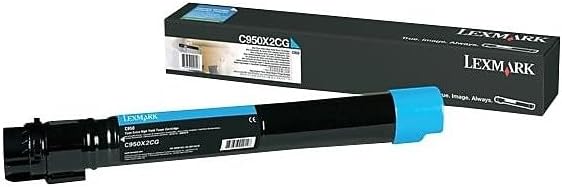 C950X2CG LEXMARK C950 CYAN TONER CARTRIDGE  22K