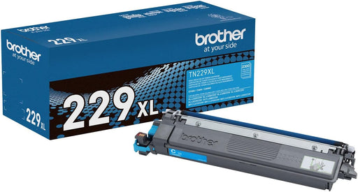 Brother Genuine TN229XLC High Yield Toner Cartridge - Cyan