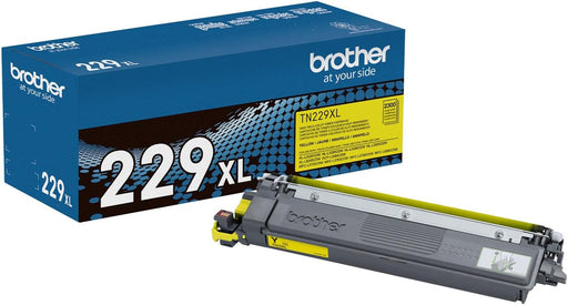 Brother Genuine TN229XLY High Yield Toner Cartridge - Yellow