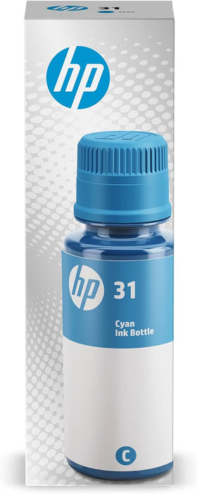 HP 31 Original Ink Bottle - 70ml - Cyan