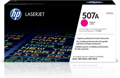 HP 507A (CE403A) Magenta Original LaserJet Toner Cartridge