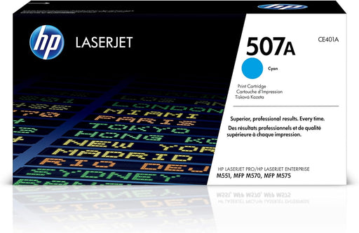 HP 507A (CE401A) Cyan Original LaserJet Toner Cartridge