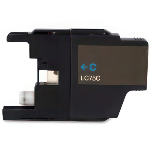 Inks N Stuff Brother Compatible LC75C Cyan Ink Cartridge High Yield