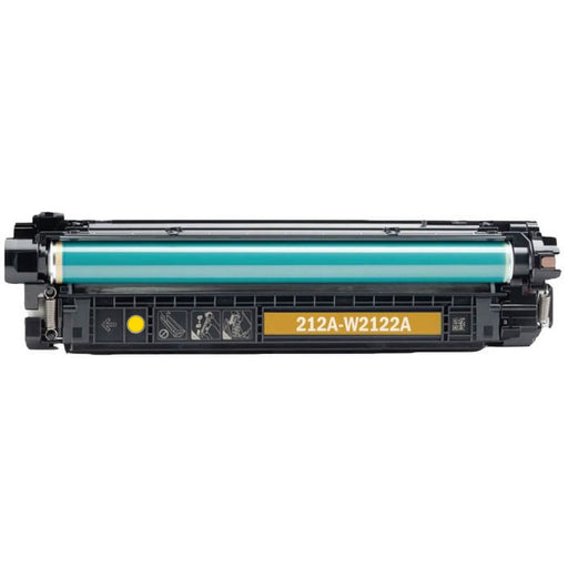 Remanufactured HP 212A W2122A Yellow Toner Cartridge - With Chip