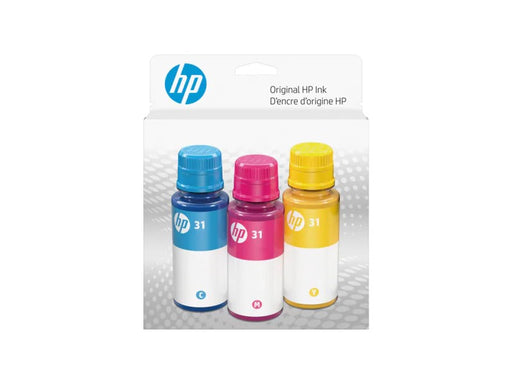 HPI 31 CMY ORIGINAL INK BOTTLE COMBO 3PK