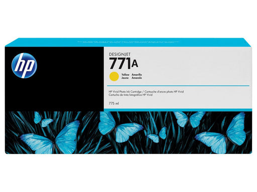 B6Y18A HP #771A 775ML YELLOW INK CARTRIDGE