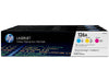 HP 126A (CF341A) Cyan, Magenta & Yellow Original LaserJet Toner Cartridges, 3 pack