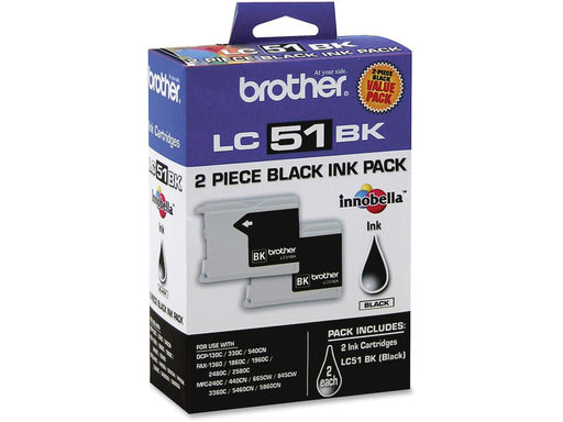 LC512PKS INK CARTRIDGE BLACK ( 2 PACKS )