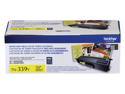 TN339Y BROTHER YELLOW TONER 6K FOR MFCL9550CDW/HLL9200CDW