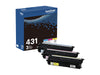 Brother Genuine TN431 3PK Standard-Yield Colour Toner Cartridges