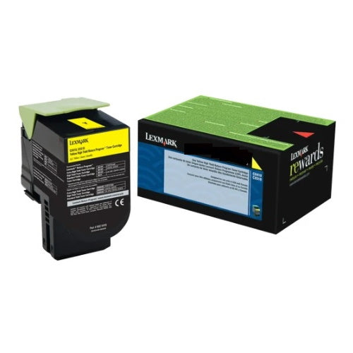 80C1SY0 LEXMARK 801SY CX3/4/510 YELLOW STANDARD YIELD RETURN