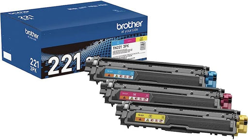 TN2213PK Brother Genuine TN221 3PK Standard-Yield Colour To