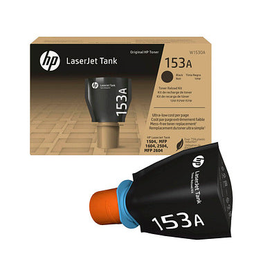 HP 153A Original LaserJet Tank Toner Reload Kit - Original Yield - Black (W1530A)