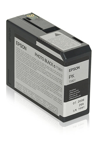 T580100 EPSON ULTRACHROME PHOTO BLACK INK 80ML, STYLUS PRO 3