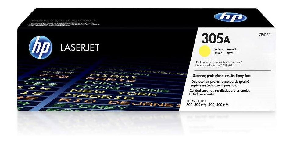 HP 305A (CE412A) Yellow Original LaserJet Toner Cartridge